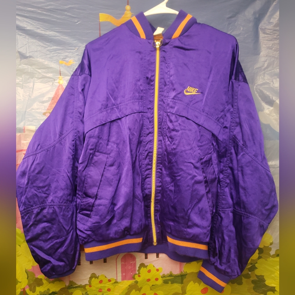 Nike Purple and Orange International Full Zip Coat